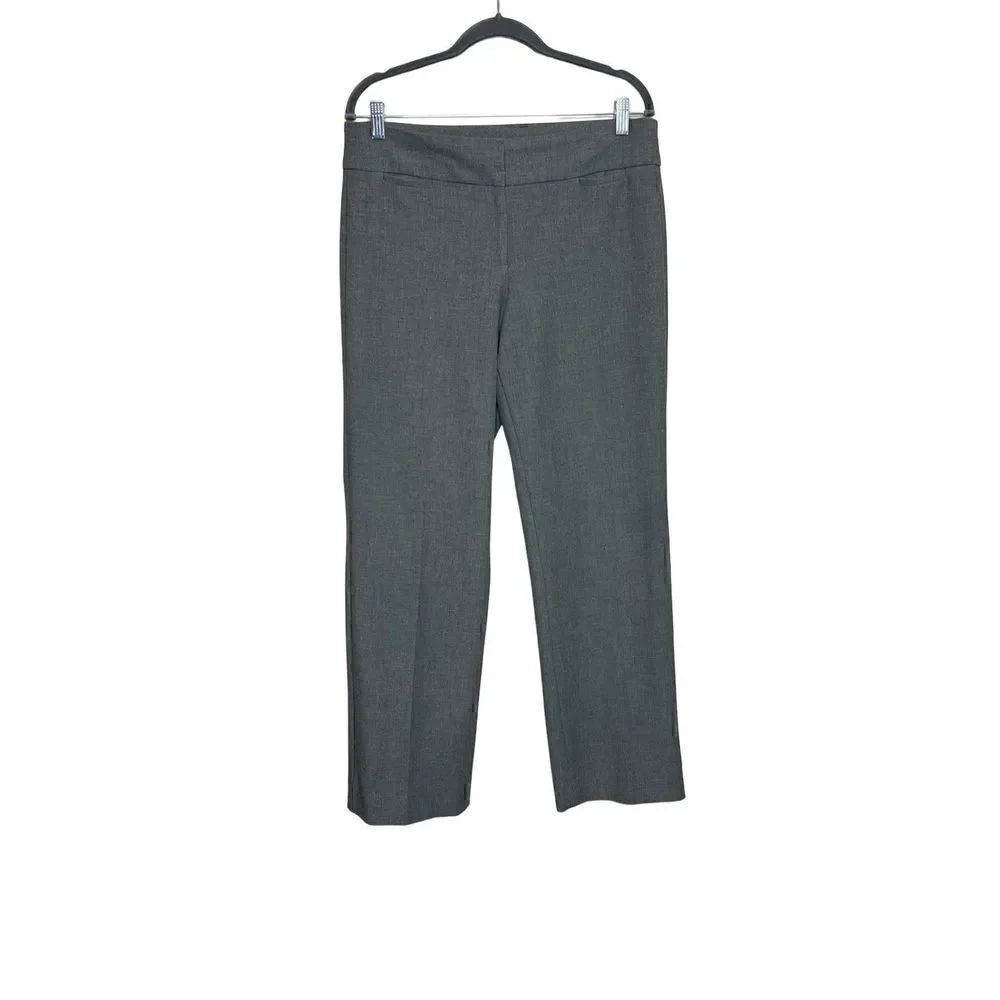 Talbots gray signature career pants size 10
